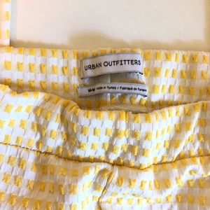 Urban outfitters yellow gingham summer pants